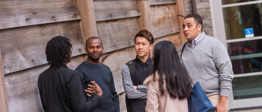 A group in discussion