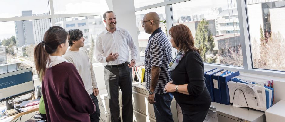 Thomas Straley and team at UBC Technology Enterprise Facility